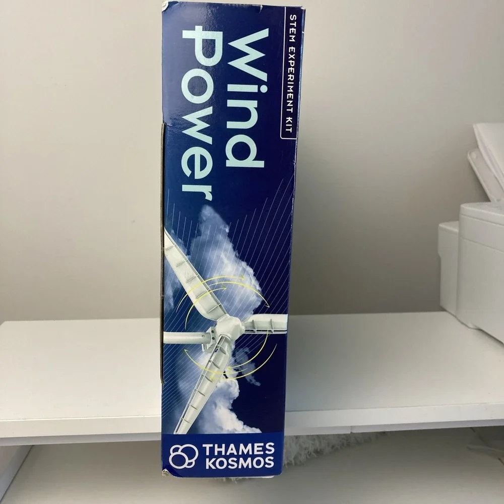Thames & Kosmos Wind Power V4.0 STEM‎ Experiment Kit | Build a 3ft Wind Turbine